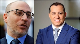 משה דבי ואייל לפידות, צילום: אסנת רום, מתוך אתר שיכון ובינוי